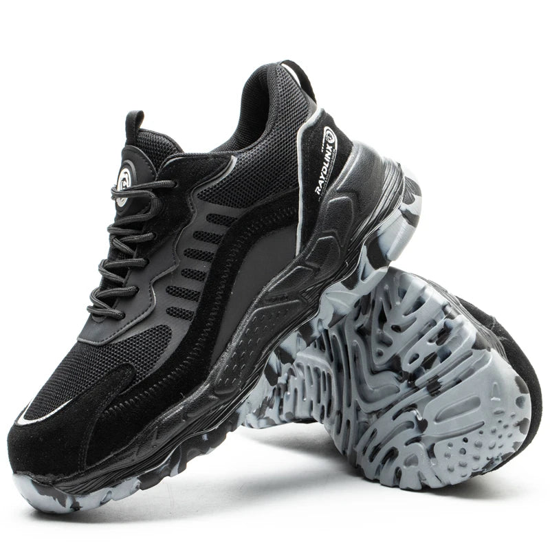 2025 New Work Boots Safety Steel Toe Shoes Unisex Anti Puncture