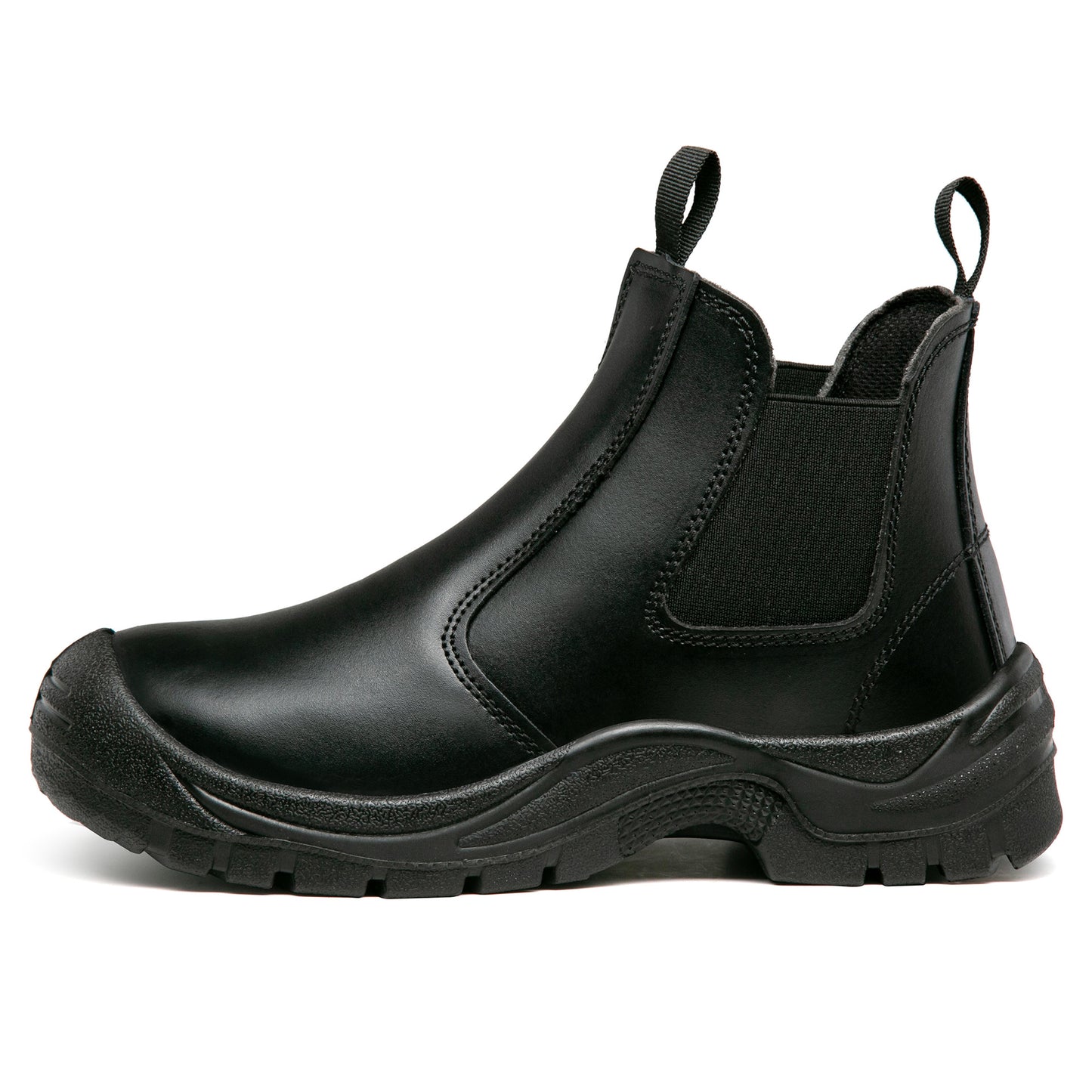 Leather Waterproof Safety Boots, Non-slip, Puncture-Proof Work Boots