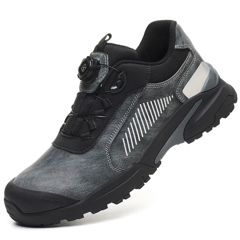 Anti Scald Welding Shoes, New Rotating Button Safety Shoes