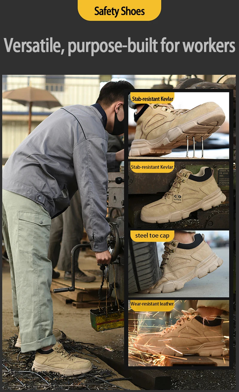 Winter Safety Shoes Work Sneakers Work Safety Boots Steel Toe