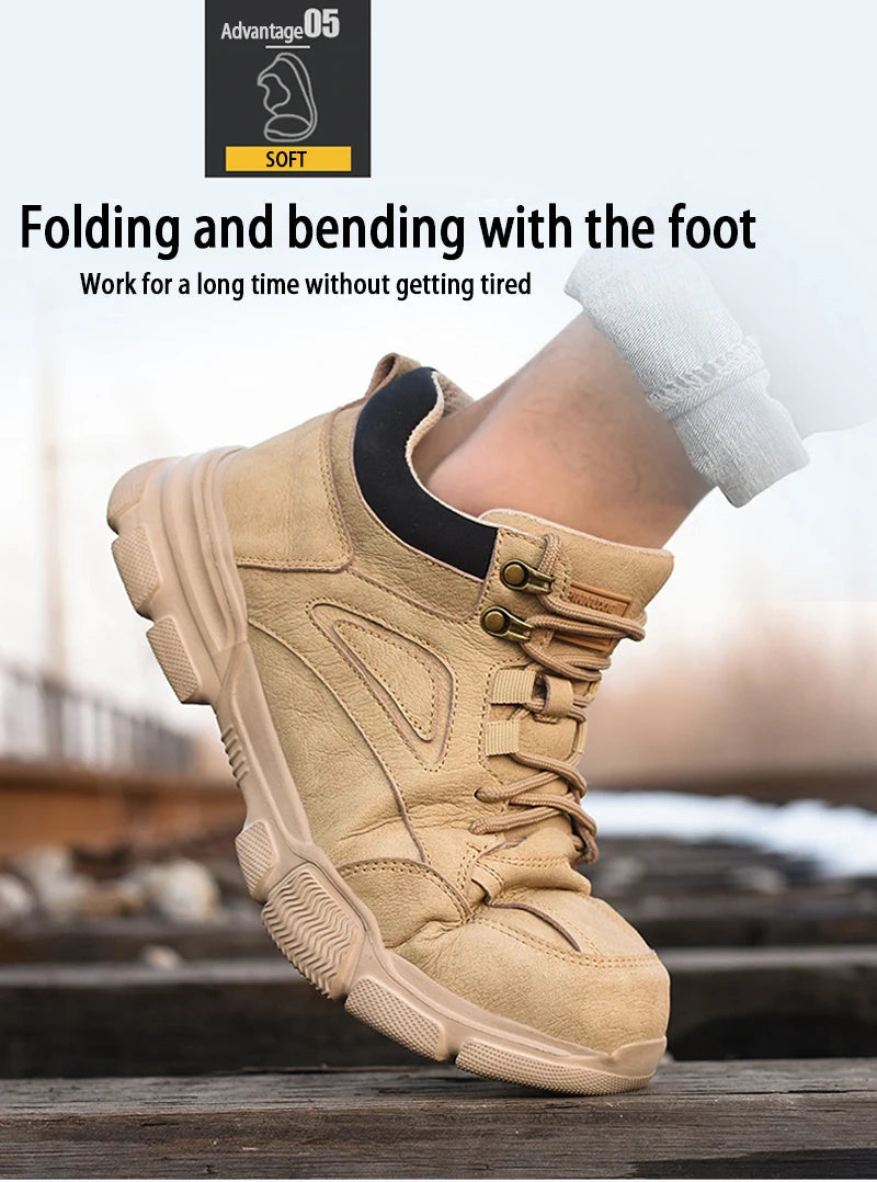 Winter Safety Shoes Work Sneakers Work Safety Boots Steel Toe
