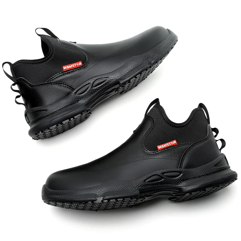 Fashionable Leather Chef Shoes Waterproof And Anti Slip, Oil Resistant