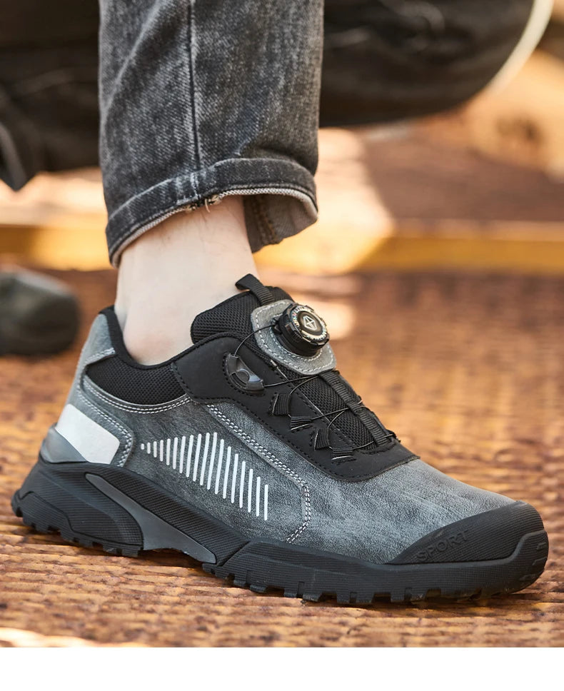 Anti Scald Welding Shoes, New Rotating Button Safety Shoes