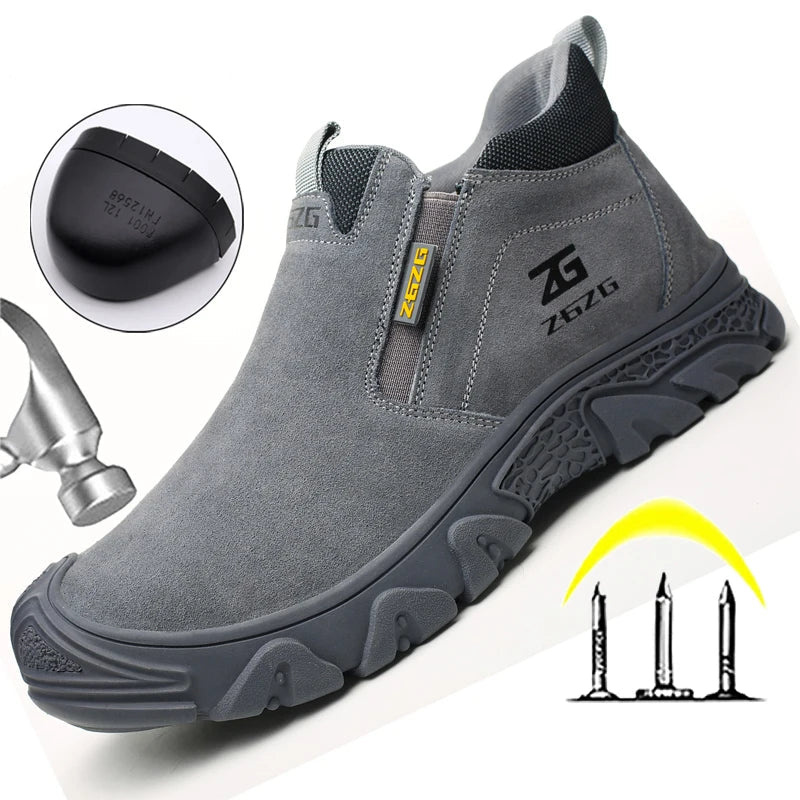 Plus Size Anti Scald Welding Shoes Work Boots Anti-smash Anti-puncture