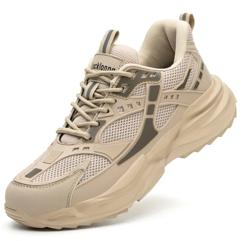 Summer Work Safety Shoes Steel Toe Cap Work Shoes Sneakers Puncture-Proof