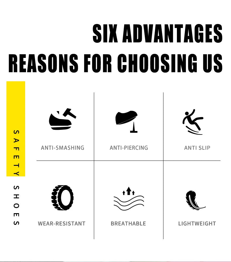 Plus Size Anti Scald Welding Shoes Work Boots Anti-smash Anti-puncture