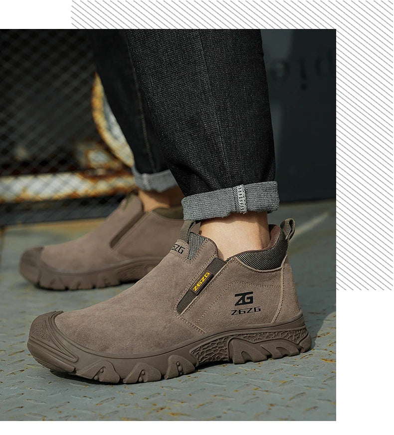 Plus Size Anti Scald Welding Shoes Work Boots Anti-smash Anti-puncture