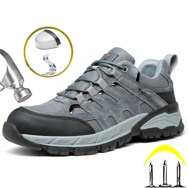Electrical Insulated Shoes Composite Toe Safety Shoes Men Puncture-Proof