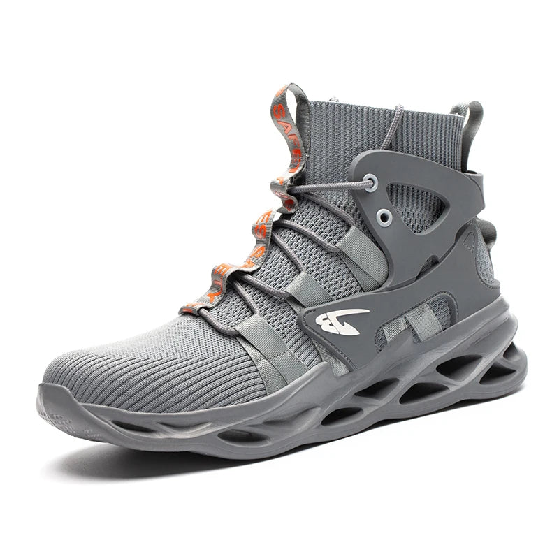 2025 Safety Shoes Steel Toe Shoes Puncture-Proof Adult Work Sneakers