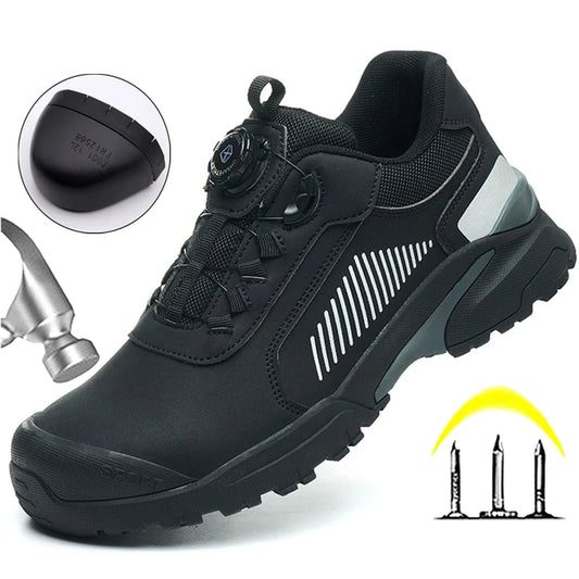 Anti Scald Welding Shoes, New Rotating Button Safety Shoes
