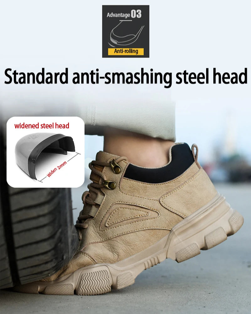 Winter Safety Shoes Work Sneakers Work Safety Boots Steel Toe