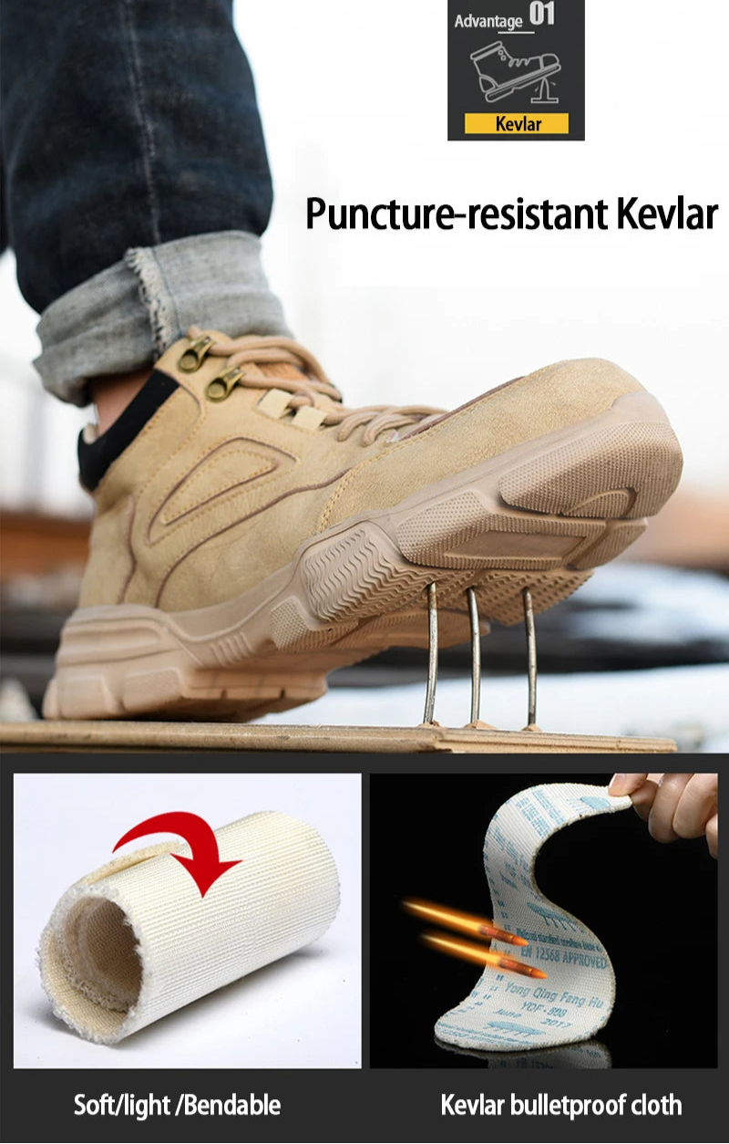 Winter Safety Shoes Work Sneakers Work Safety Boots Steel Toe