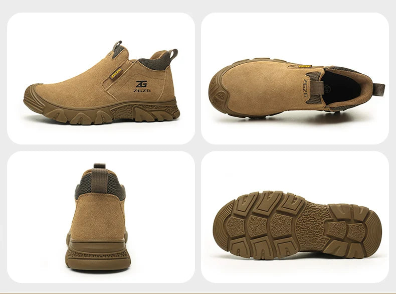 Plus Size Anti Scald Welding Shoes Work Boots Anti-smash Anti-puncture